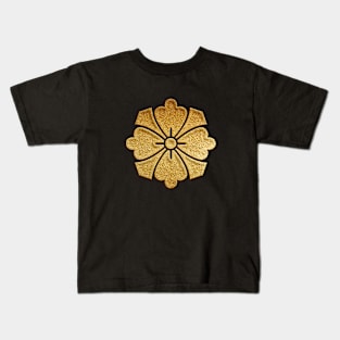 Gold Kenhana Kaku Kamon Kids T-Shirt